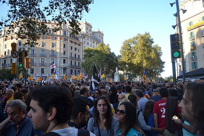 katalonien protester