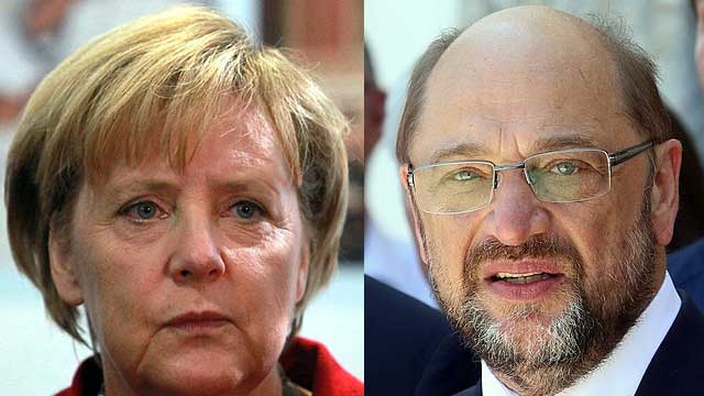 Angela-Merkel-Martin-Schulz
