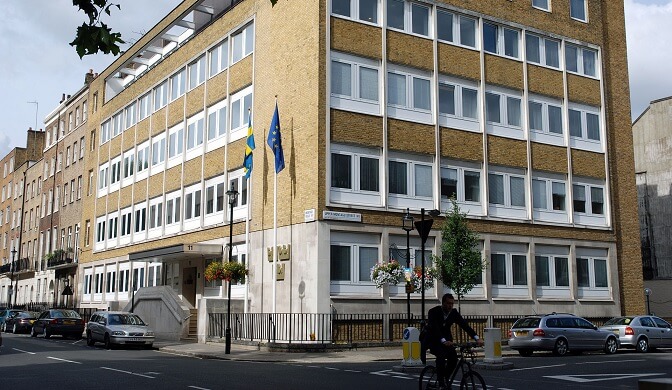 svenska ambassaden london