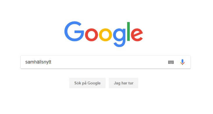 google sök
