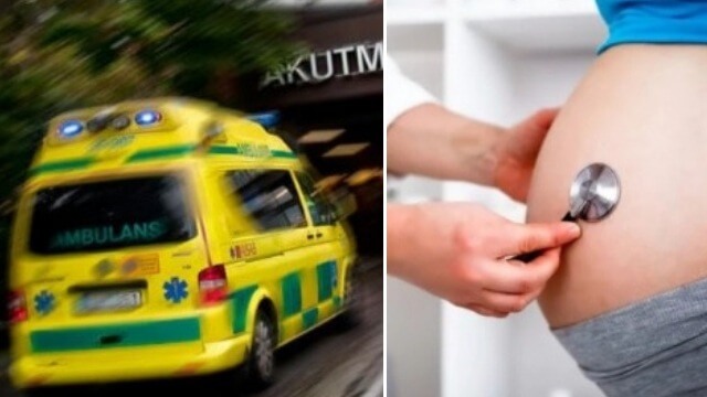 Sjukhus sjukvård ambulans gravid