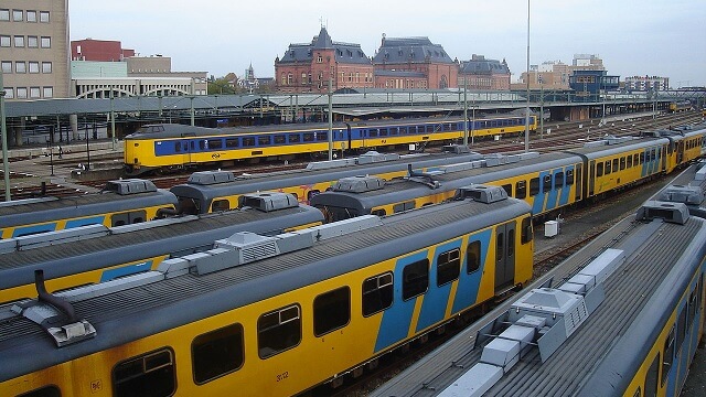 tåg järnväg holland