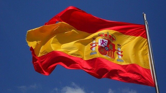 spanien flagga
