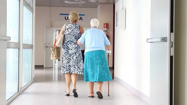 sjukhus tant kvinna äldre
