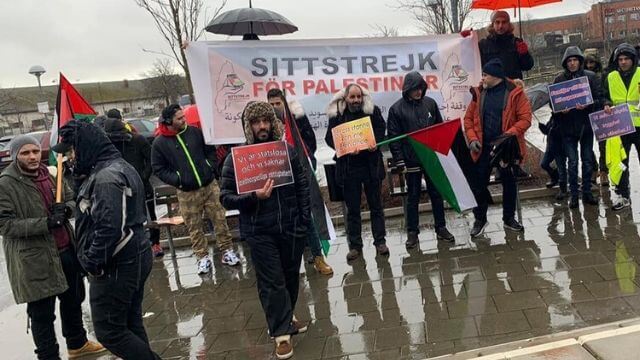 Protest palestinier