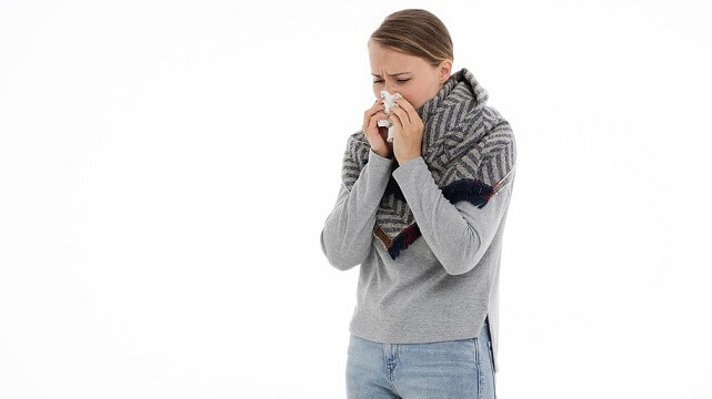 förkylning influensa sjuk