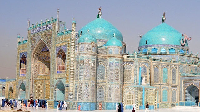 Blå moskèn i Mazar-e-Sharif