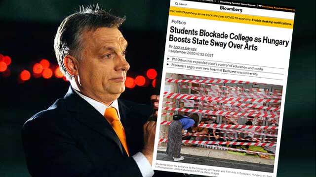 Orban-universitetsblockad
