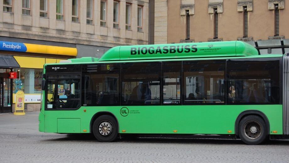 Biogas buss
