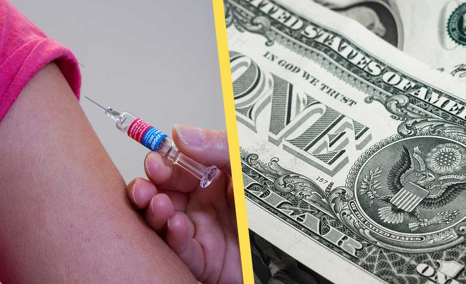 vaccin-pengar-dollar