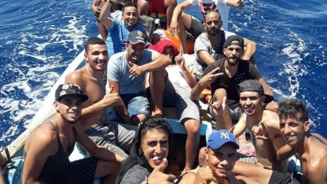 Migranter båt