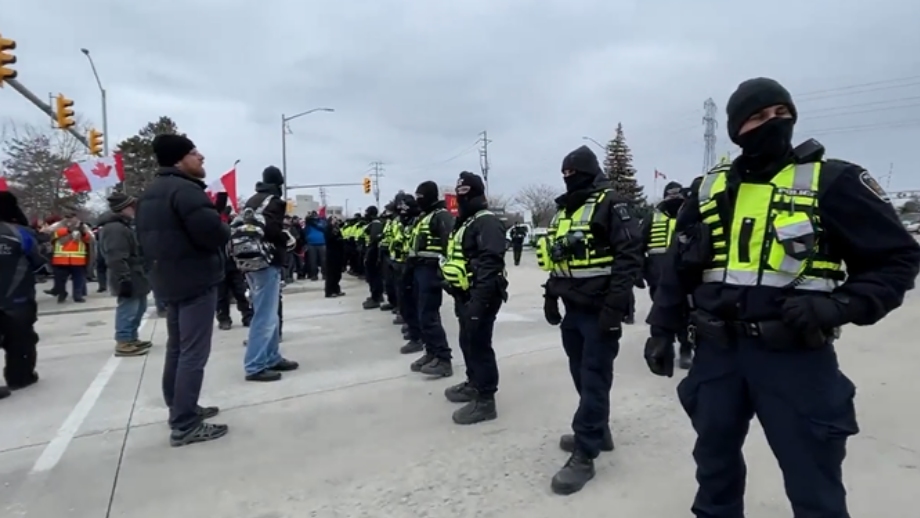 ottawa kanada demonstrationer bro