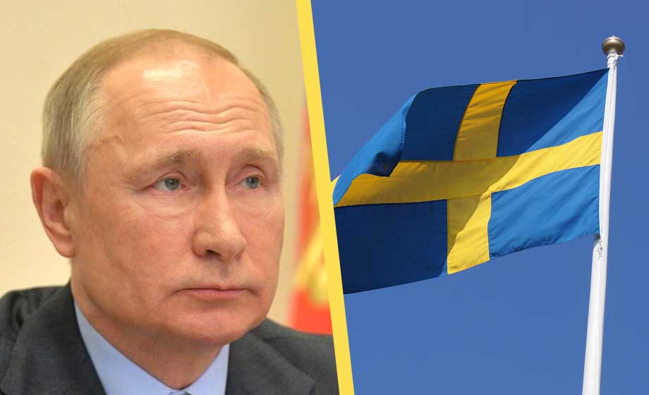 putin-sverige-svensk-flagga