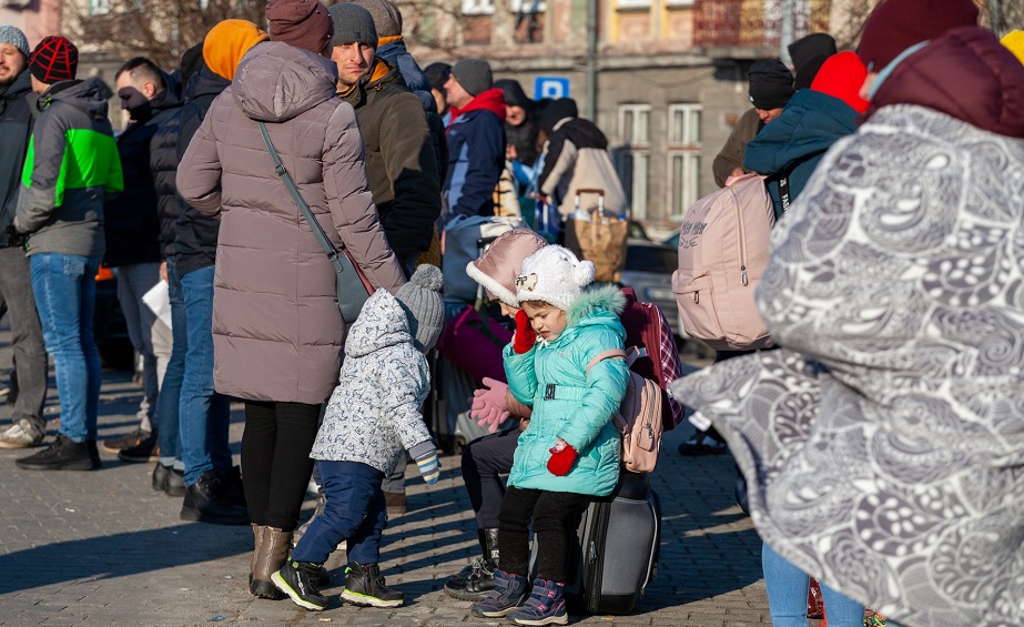 ukrainska flyktingar