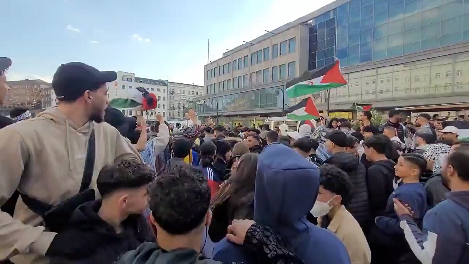 judehat berlin palestinsk demo