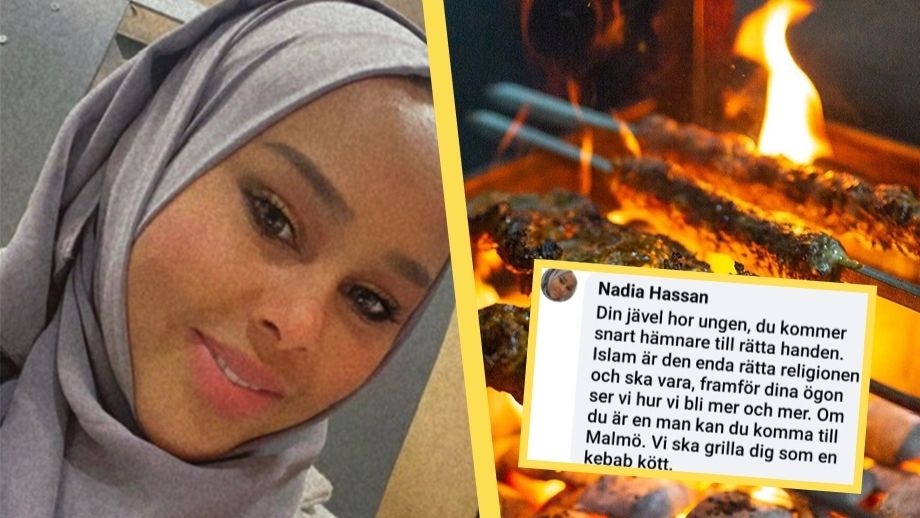 Muslimska kvinnan till Paludan: &#8220;Horunge vi ska grilla dig som kebabkött&#8221;