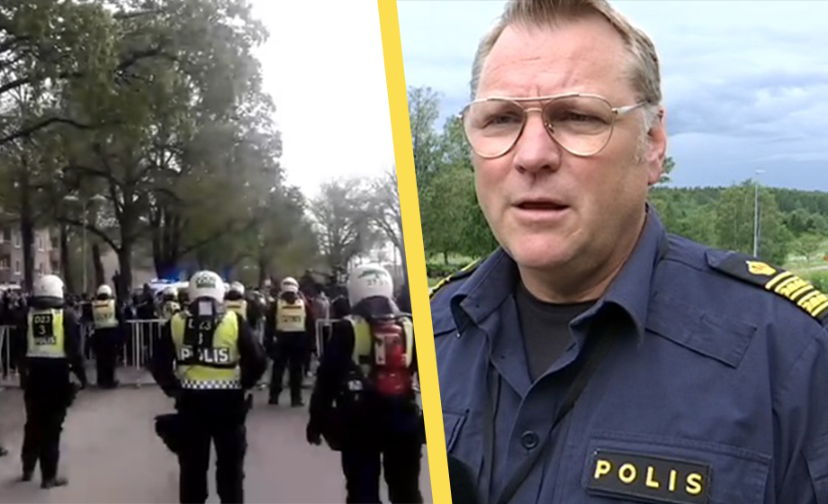 Rasmus paludan polisen Uppsala
