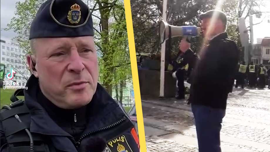 Polisen till folket: &#8220;Lyssna inte på Paludan &#8211; håll er hemma&#8221;