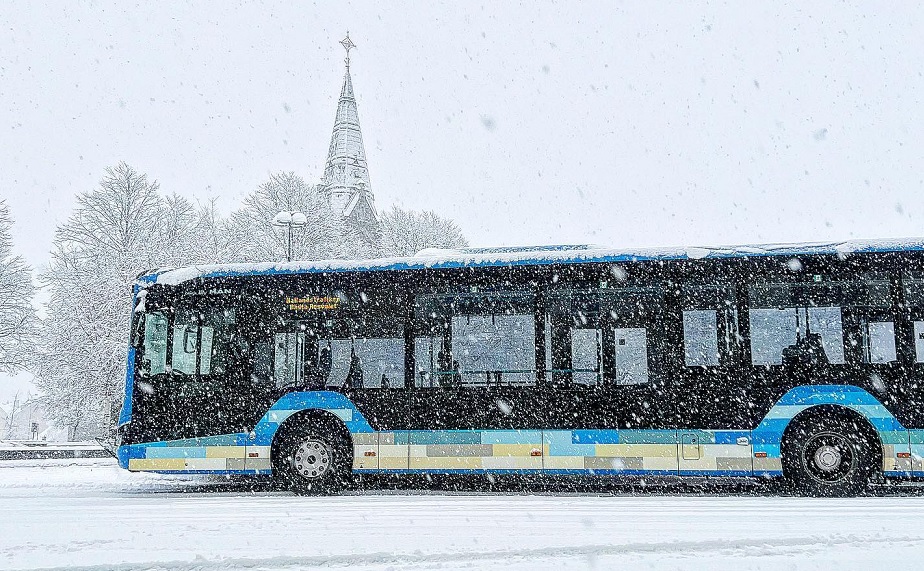 buss snö hallandstrafiken
