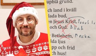 Artikelbild för artikeln C-ledarens "islamist"-julpsalm – bytte ut "Gud" mot "Allah"