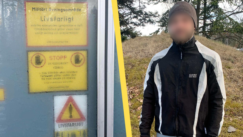 Mystisk ryss dök upp framför kulsprutan på Livgardet – åtalas