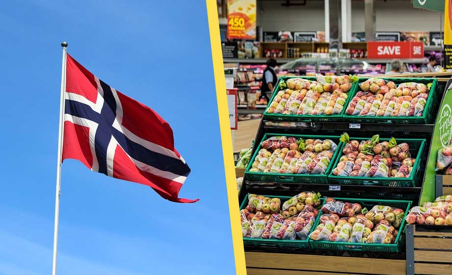 norge-norsk-flagga-affär-butik-mat-frukt