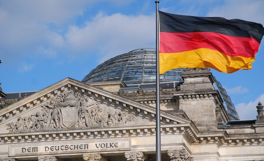 tyskland flagga parlamentet