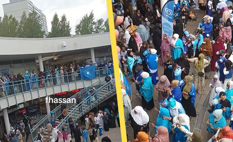 VIDEO: Finsk stadsdel förvandlas till Mogadishu