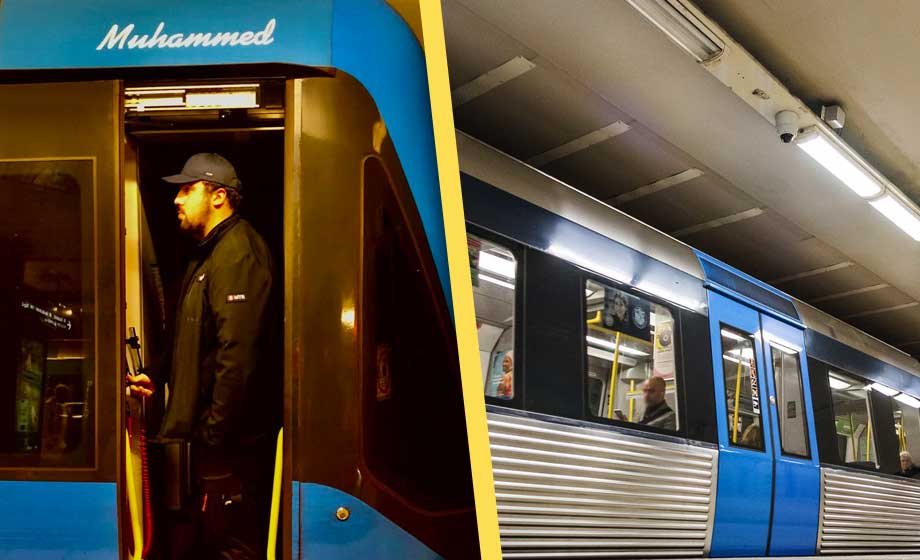 Här är tunnelbanevagnen &#8220;Muhammed&#8221;