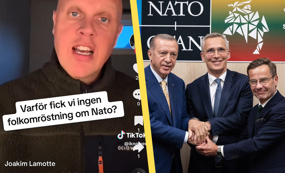 Joakim Lamotte fick Nato-kritisk video censurerad