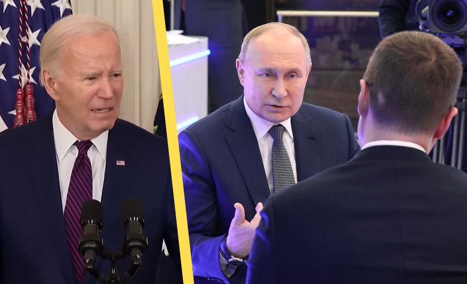 Artikelbild för artikeln: Putin: Jag föredrar Biden som USA:s president