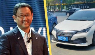 Artikelbild för artikeln Toyota-topp varnar för att gå över helt till elektriskt