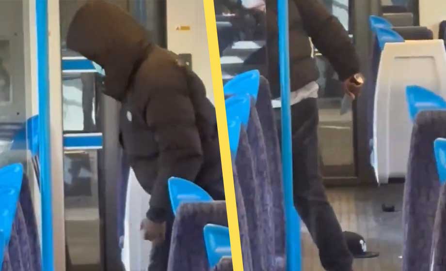 Artikelbild för artikeln: VIDEO: Brutal knivattack på tåg - mitt framför resenärer