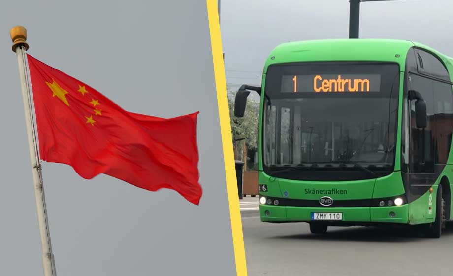 Artikelbild för artikeln Kinesiska elbussar som går på diesel kan utgöra säkerhetsrisk