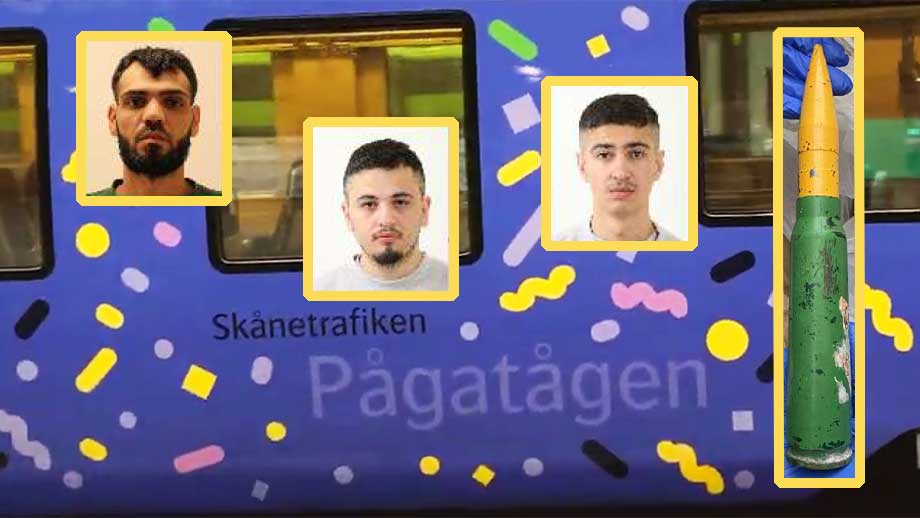 Artikelbild för artikeln: Migranter tog med sig pansargranater på tåget i Skåne
