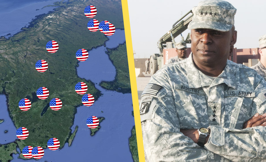 Artikelbild för artikeln: Här hamnar USA:s militärbaser i Sverige
