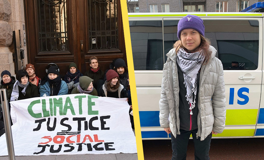 Artikelbild för artikeln: Greta Thunberg döms till böter - IGEN