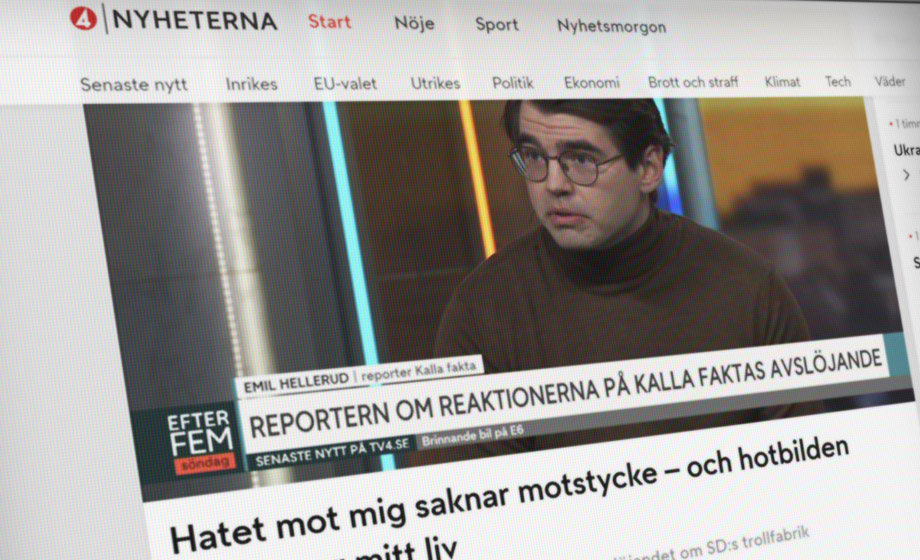Artikelbild för artikeln: TV4 bemöter seriös journalistik med lögner och påhopp