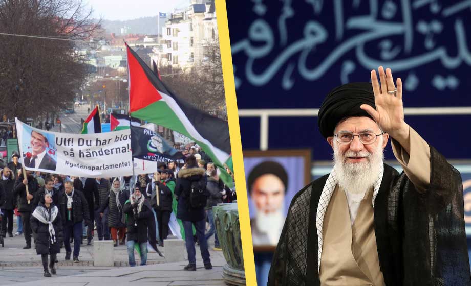 Artikelbild för artikeln Iranska islamistdikaturen hyllar anti-israeliska protester i väst