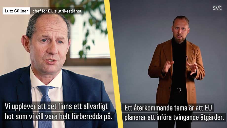 Artikelbild för artikeln: SVT: EU-kritik är desinformation