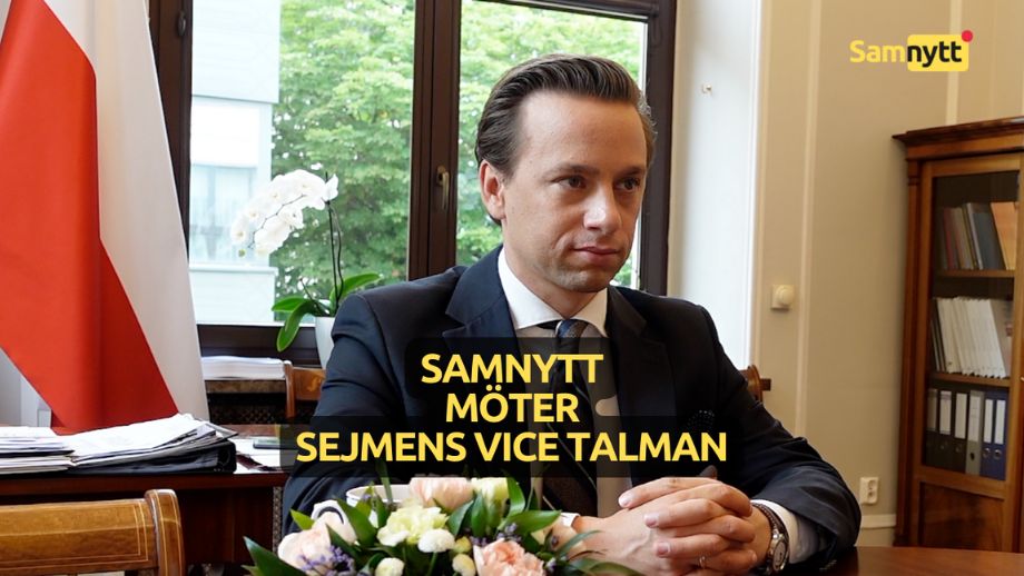 Artikelbild för artikeln: VIDEO: Samnytt möter polska parlamentets vice talman