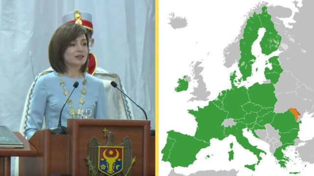 Artikelbild för artikeln: Moldavien röstade ja till EU