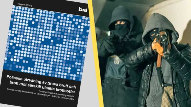 Artikelbild för artikeln: Brå kritiska: Få grova brott klaras upp trots 10 000 fler poliser