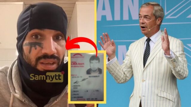 Artikelbild för artikeln: Han är Sverige-afghanen "Mada Pasa" som mordhotar Nigel Farage