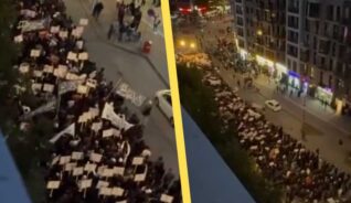 Artikelbild för artikeln Islamister i stor demonstration - kräver europeiskt kalifat