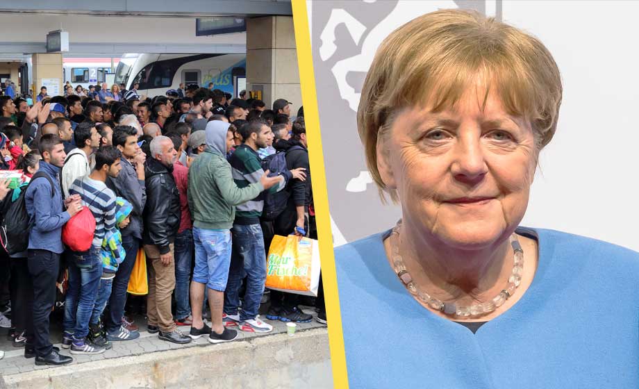 Angela Merkel ångrar inte öppna gränser