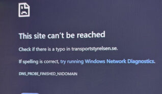 Artikelbild för artikeln Transportstyrelsen missade räkning – hemsidan slutade fungera